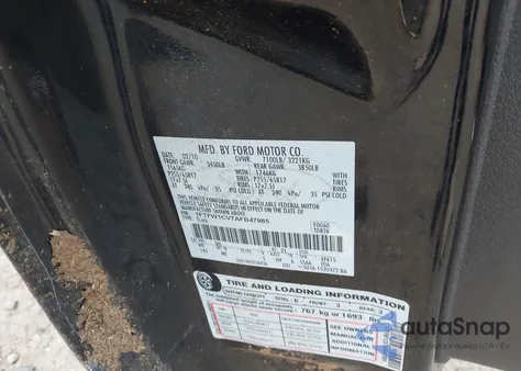 2010 Ford F150 Fx2 Sport/Harley-Davidson/King Ranch/Lariat/Platinum/Xl/Xlt z USA, uszkodzony, nr VIN 1FTFW1CV7AFB47985